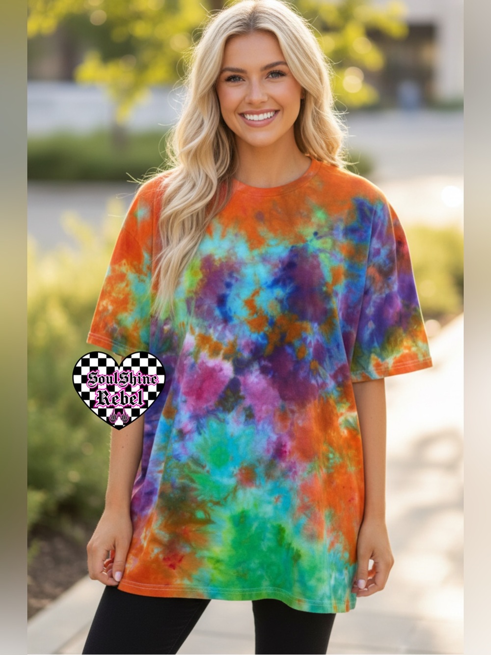 90’s Vibes Ice Dyed Tie Dye Shirt